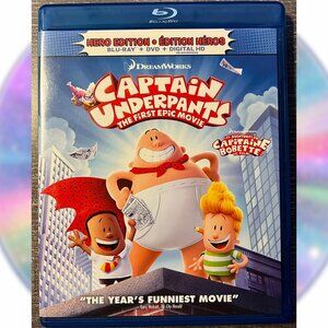 CAPTAIN UNDERPANTS: THE FIRST EPIC MOVIE (2017) - Hero Edition - Blu-ray & DVD